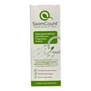 SwimCount Sperm Quality Test, 1 Single-Use Home Kit EXP05/27 - Picture 1 of 2