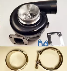 T04Z T78 7875C T4 V-band .96 A/R .75 A/R Black Billet Turbocharger 800HP-1000HP - Picture 1 of 23