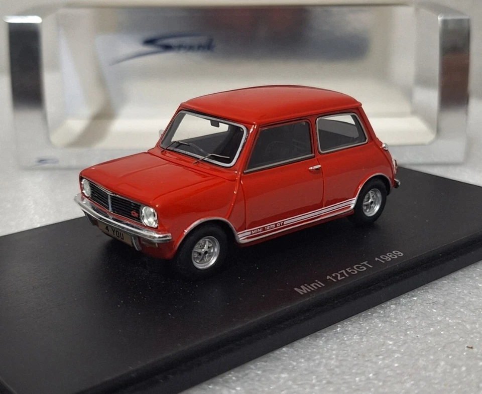Mini 1275 GT 1969 Red 1:43 Spark S1504 EXTREMELY RARE!! - Image 1 of 4