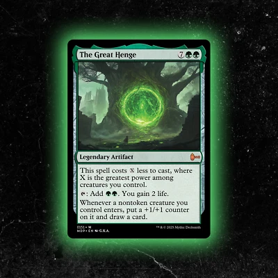 The Great Henge - Custom Magic: The Gathering Card - High-Quality - Image 1 of 4