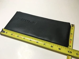 Bolsa con cremallera de micrófono de mano Shure 10""x4"" de largo NUEVO para SM58 SM57 - Imagen 1 de 3