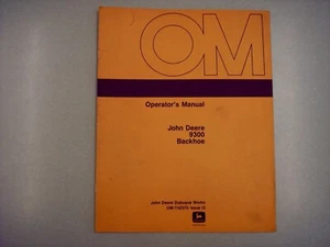John Deere 9300 Backhoe for JD350-B Bulldozer Operator's Manual OM-T42370 I3 - Picture 1 of 2