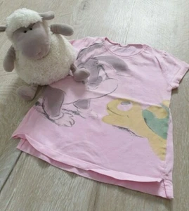 Shirt rosa Hase und Schildkröte 86 Mädchen - Bild 1 von 1