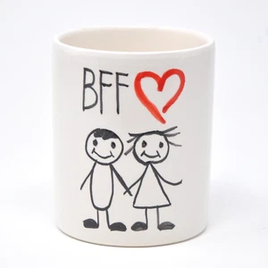 TooCook Tazza in Ceramica Artigianale Dipinta a Mano BFF - Made in Italy 100% - Bild 1 von 3