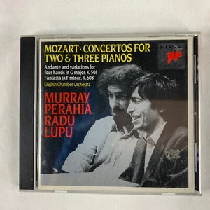 Mozart: Concertos for Two & Three Pianos by Murray Perahia Radu Lupu 1991 CD - Imagen 1 de 10