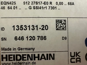HEIDENHAIN EQN 425 512 line rotary encoder 1132407-20 ID 1353131-20 new in box - Picture 1 of 3