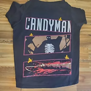 Hund T-Shirt Bekleidung Halloween Süßigkeitenmann Haustier Hund Horrorfilm Kostüm groß neu ohne Etikett - Bild 1 von 5
