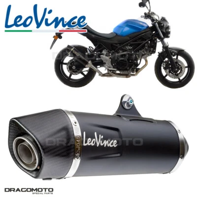 SUZUKI SV 650 X ABS Cafe Racer 2018-2024 Exhaust Leovince Nero 14031 - Image 1 of 4