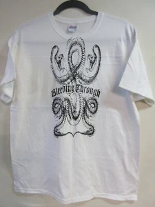 BLEEDING THROUGH OFFICIAL OLD STOCK MERCH BAND CONCERT MUSIC T-SHIRT EXTRA LARGE - Picture 1 of 3
