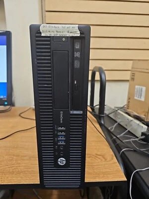 HP EliteDesk 705 G1 SFF PC w/ AMD A8 Pro-7600B 3.10GHz 16GB RAM 512GB SSD - Image 1 of 4