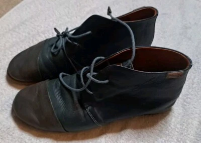 PIKOLINOS CALABRIA Super Soft Leather Tie Lace Up Low Ankle Chukka 41 Colorblock - Image 1 of 4
