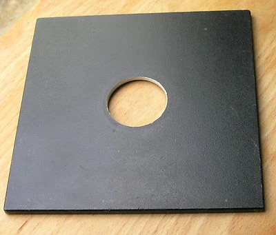   Horseman (& sinar fit)  lens board panel for copal 0 compur 0 34.7mm hole - Image 1 of 2