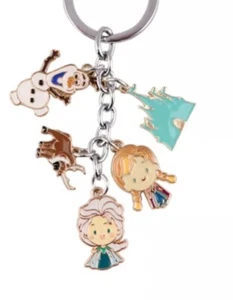 Keychain Disney princess Elsa and Anna pendant for backpack, for keys. - Picture 1 of 4