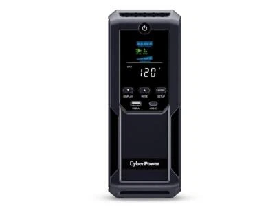 CyberPower Intelligent LCD UPS CP1500AVRLCD3 1500VA/900W, 12 Outlets, 2 USB Port - Image 1 of 4