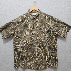 Beretta Mens Shirt XXL Realtree Max 5 Camo Vented Short Sleeve Hunting Shooting - Picture 1 of 11