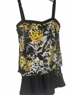 Rose Marie Reid Swim Dress Women's 14 Floral One Piece Bathing Suit - Image 1 of 4