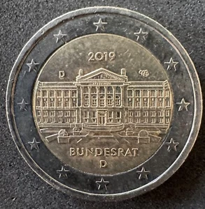 2 Euro 2019 Deutschland D Bundesländer Bundesrat - Bild 1 von 1