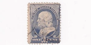 STAMPS US SCOTT 212 "Benjamin Franklin" 1 CENT 1887 USED - K - Picture 1 of 1