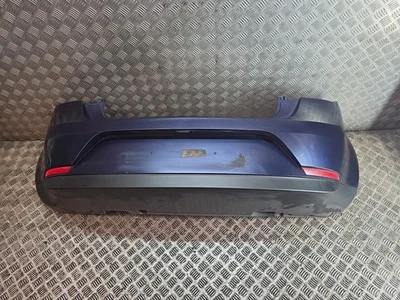 2010 SEAT IBIZA 3 DOORS REAR BUMPER IN BLUE LW5U - Image 1 of 4