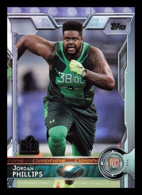 Jordan Phillips #478 2015 Topps Miami Dolphins Football - Image 1 of 2