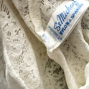 Slip Vintage St. Michael White Midi Lace Dress with Adjustable Straps - Picture 1 of 7
