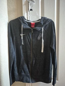 NBA SPURS NIKE Zip Front Lightweight Gray Hoodie Damen Größe M - Bild 1 von 7