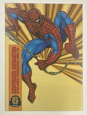 1994 Marvel Universe SUSPENDED ANIMATION #6 / Spider-Man / Must Grade INSERT! - Image 1 of 2