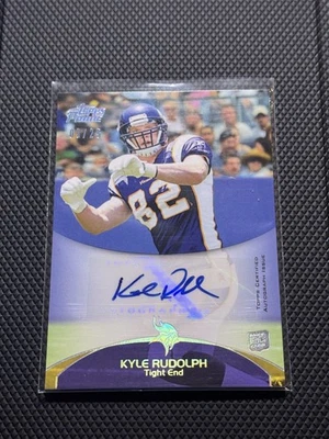 Topps Prime Rookie Auto 2011/25 Kyle Rudolph Minnesota Vikings Notre Dame Foto 1 de 2