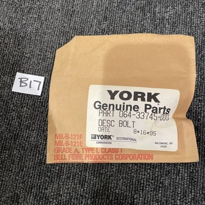 York 064-33745-000, perno de hombro SPL 1/4-20 Foto 1 de 2