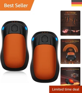 Wiederaufladbarer Handwärmer 2er Set - 20 Stunden Wärme, Ergonomisches Design - Bild 1 von 8