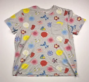 Camiseta para Adultos Parques Disney XL Pixar Lotso Sully Bunny Ducky BingBong Panda Rojo - Imagen 1 de 5