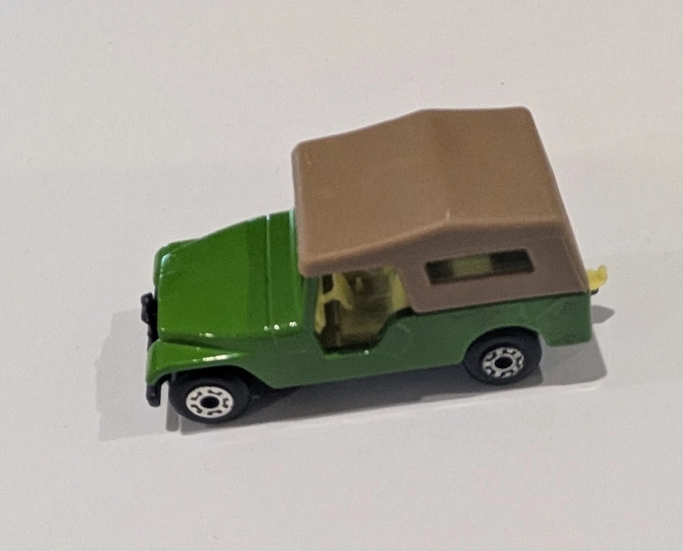 RARE Hungarian Matchbox Superfast #53 JEEP CJ6 1977 Lemon Interior HUNGARY 1977 - Image 1 of 4