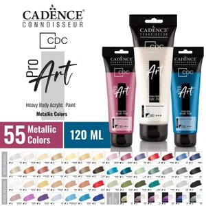 Cadence PRO-Art Heavy Body Metallic Acrylfarbe 120ML – Künstlerqualität - Bild 1 von 9