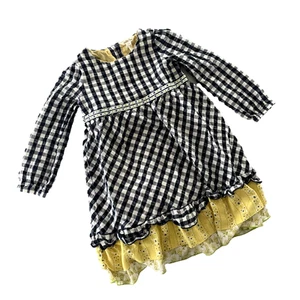 MATILDA JANE Gingham and Giggles Textured Dress girls Size 8 - Picture 1 of 5