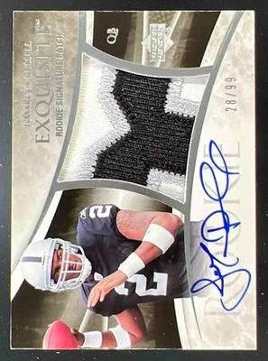 2007 Upper Deck Exquisite Collection #135 JaMarcus Russell RC Auto /99 - Image 1 of 2