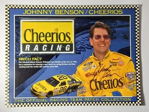 1997 Johnny Benson Nascar signed Autogramm Foto & COA Cheerios Racing Patch - Bild 1 von 20