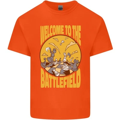 Chess Battlefield Funny Kids T-Shirt Childrens - Image 1 of 4