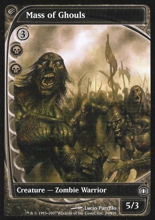 Mass of Ghouls -Foil Medium Play MTG Futuresight - Image 1 of 1