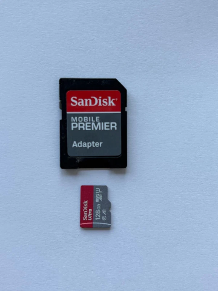 Micro SD SanDisk Ultra 128 GB con adattatore - Immagine 1 di 1