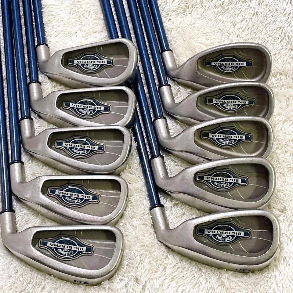 Callaway Big Bertha X-12 Iron Set 10pcs 3-PW, GW, SW SUPER JV200 Carbon Flex S - Image 1 of 4