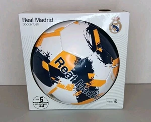 Balón de fútbol Icon Sports Real Madrid talla 5 azul marino dorado - Imagen 1 de 4