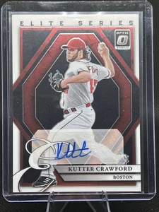 2022 Panini Donruss Optic Elite Series Mosaic Kutter Crawford Auto Boston - Picture 1 of 2