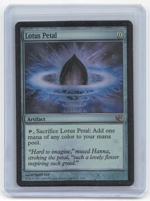 2009 Magic: The Gathering Lotus Petal From the Vault: Exiled #7/15 Foil NM - Image 1 of 2