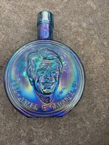 Vintage WHEATON GLASS DECANTER BOTTLE PRESIDENT JAMES E. CARTER JR - Picture 1 of 3