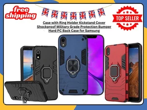 Stoßfeste Ring Ständer Panzer Hülle für Samsung Galaxy S21 22 S23 S24 Ultra Plus UK - Bild 1 von 23
