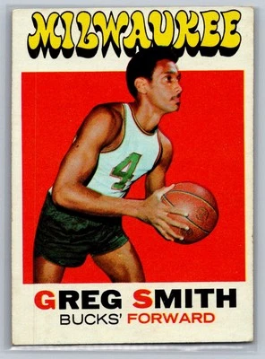 1971-72 Topps Greg Smith #129 - Milwaukee Bucks - Image 1 of 2