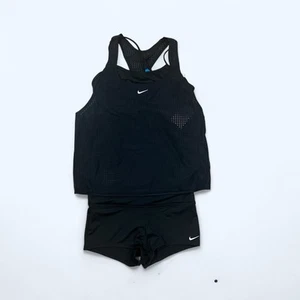 NIKE SWIM TANKINI BLUE BLACK SIZE LARGE NEW!! - Picture 1 of 4