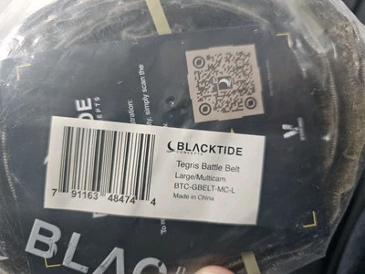 MULTI CAM LARGE BLACK TIDE CONCEPTS  STYLE Tegris Battle Belt USA - Image 1 of 4