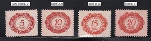 Liechtenstein 1920 Postage Due Stamps, MH - Picture 1 of 1