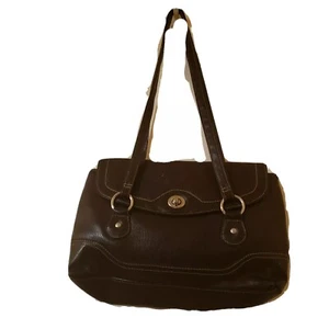Damen markenlose braune vordere Klappe Schultertasche - Bild 1 von 7